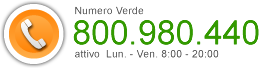 Richiedi un sopralluogo all' 800.980.440
